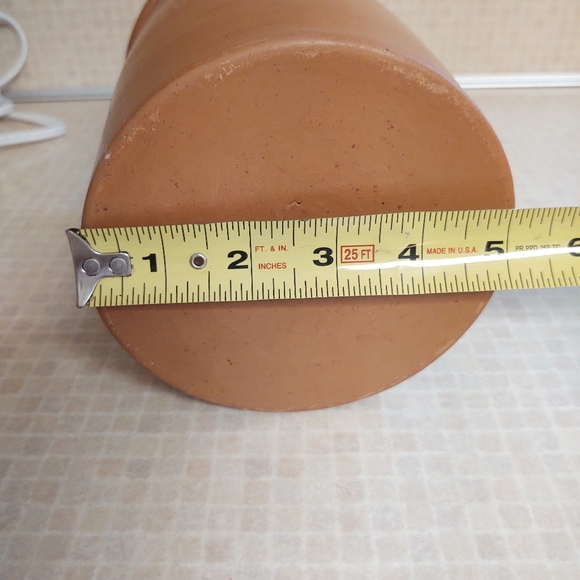 TERRA COTTA WINE COOLER 7 3/4" TALL NEW WITH TAGS - Picture 6 of 10